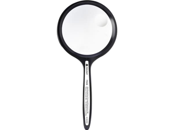TOOLCRAFT 1311517 Håndlup Forstørrelsesfaktor: 2.5 x, 5 x Linsestørrelse: (Ø) 50 mm