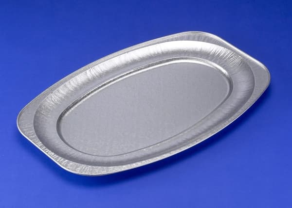 Cateringfad oval stor 55x36x2,2cm 65220 10stk/pak