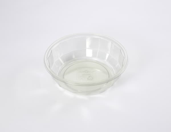 Plastskål Kulho Diamond 952 ml Ø188x60 mm RPET Klar,300 stk/krt