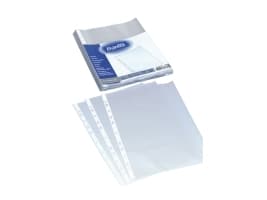 Plastlomme A4 Bantex 0.04mm med præg (100 stk.)