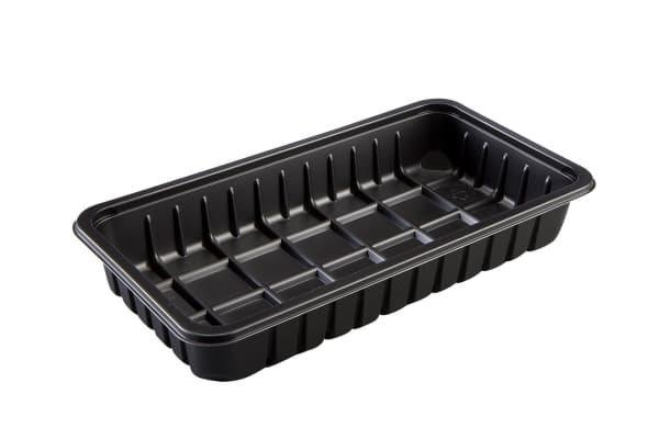 Bakke P2273-43A 1265 ml 273x146x43 mm PP Sort,208 stk/krt