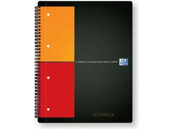 Notesbog Oxford International ActiveBook A4+ kvadreret