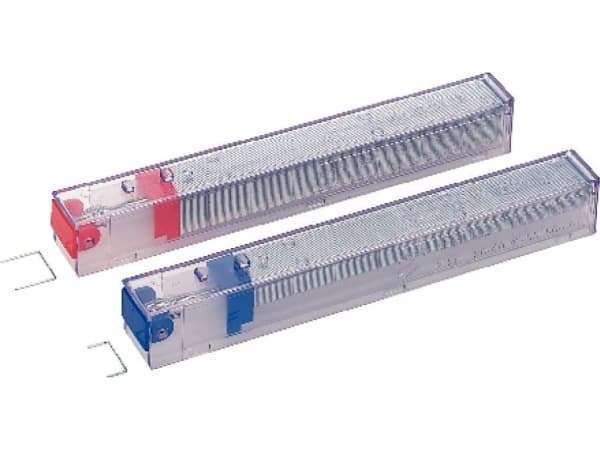 Leitz 55940000, Niittipakkaus, 1,2 cm, 210 niitit, 26/12, Punainen, 80 arkkia