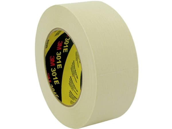 3M maalarinteippi 301E, 18 mm x 50 m, paperi, beige Teollisuuden ammattilainen maalaustöihin, voidaan käyttää - 1 kpl (3011850)
