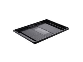 Bakke Zen Tapas 1-rum Rektangulær 1134ml L320xB250xH20mm RPET Sort,2 ps x 60 stk/krt