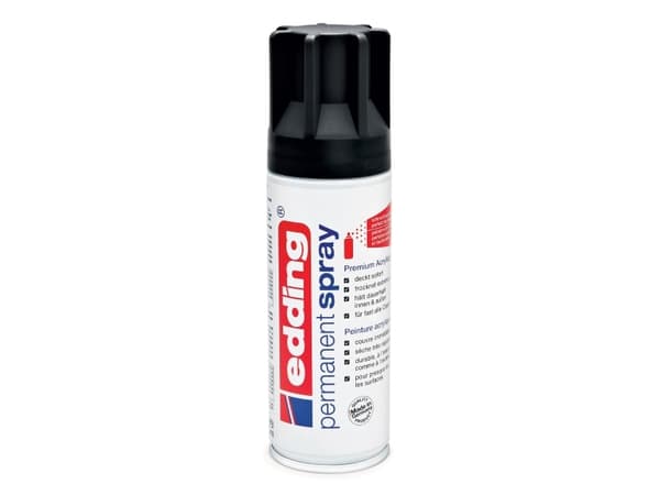 Edding Edding Spray Black Mat 200ml
