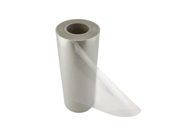 Lågfolie, Mylar, 500m x 186mm , Ø15,5cm, 25 micron, klar, PET