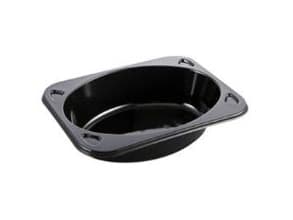 Bakke 1-rum 2160-1C 395 ml 160x122x39 mm CPET Sort,912 stk/krt