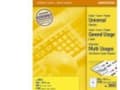 Pikkukuva 5 / 5: Avery Universal Labels, White 105x42,3mm, 105 x 42.3, 1400 kpl, 100 arkkia