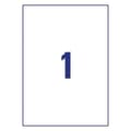 Miniatyrbild 3 av 4: Universaletiketter Avery 210x297 mm hvid, med Ultragrip, til alle printertyper - (10 ark)