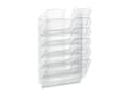 Miniatyrbilde 2 av 5: DURABLE FLEXIPLUS - Literaturholder - veggmonterbar - 6 rom - for A4 - gjennomsiktig
