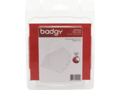 Miniatyrbilde 3 av 4: Badgy - Polyvinylklorid (PVC) - 30 mille - hvit - 100 kort kort - for Badgy 100, 200, 1st Generation