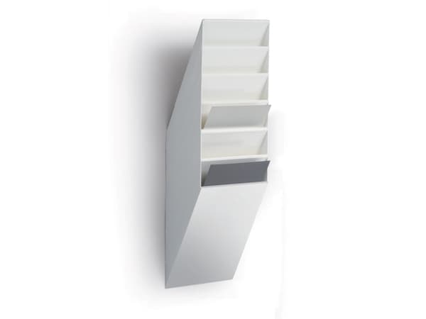 DURABLE FLEXIBOXX - Literaturholder - veggmonterbar - 6 rom - for A4 - hvit