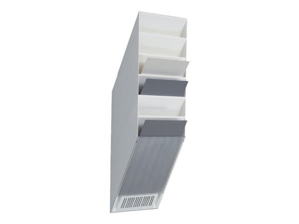 DURABLE FLEXIBOXX - Literaturholder - veggmonterbar - 6 rom - for A4 - hvit