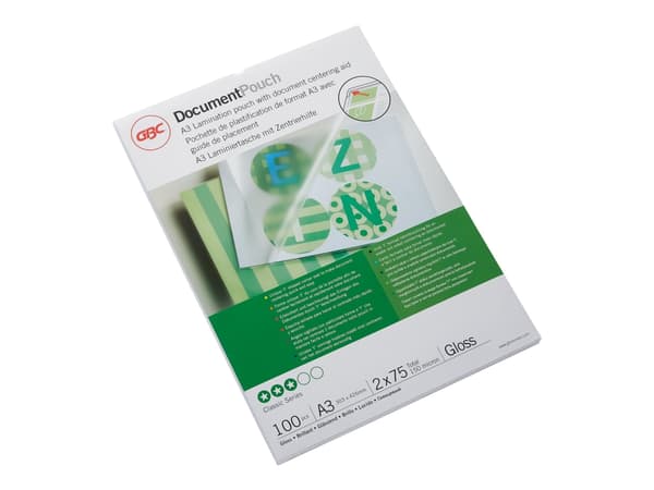 Laminointitasku GBC A3 75mic kpl/100 kpl