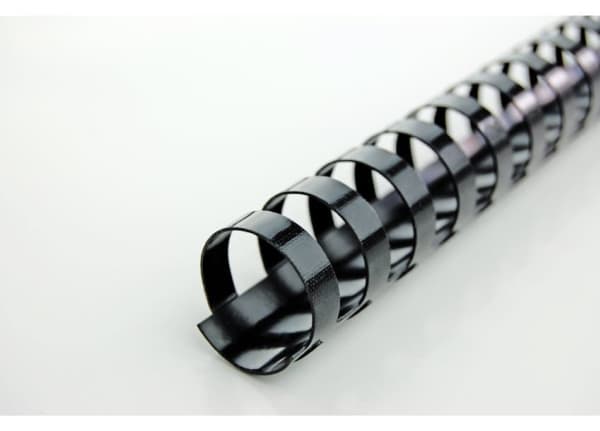GBC CombBind - 14 mm - 21 ringer - A4 (210 x 297 mm) - 125 ark - svart - 100 stk plastbindekam - for P/N: 2101435, 4400399, IB271106, IB271717