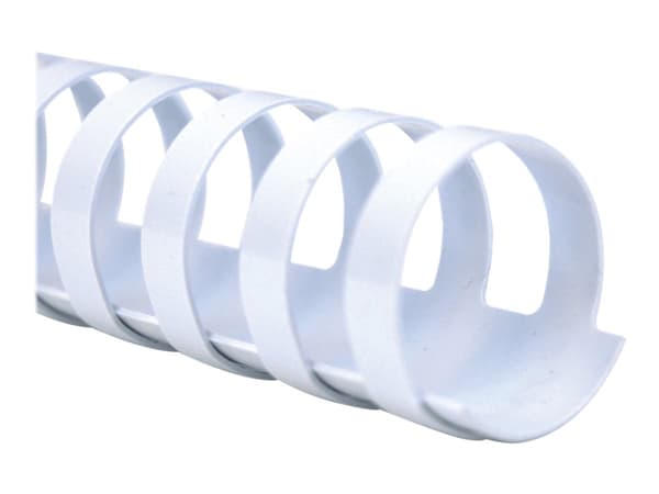 GBC CombBind - 12 mm - 21 ringer - A4 (210 x 297 mm) - 95 ark - hvit - 100 stk plastbindekam - for CombBind ibiMaster 250e