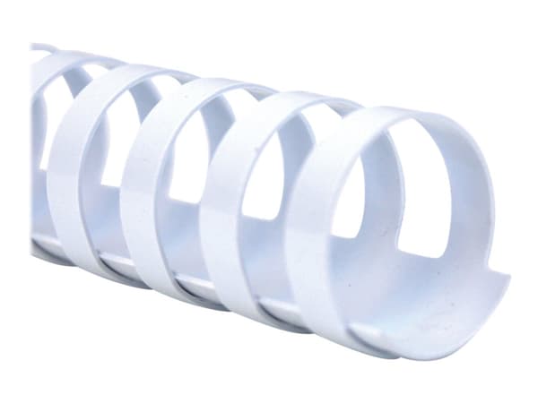 GBC CombBind - 38 mm - 21 ringer - A4 (210 x 297 mm) - 330 ark - hvit - 50 stk plastbindekam - for P/N: 2101435, IB271106, IB271717