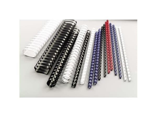 GBC CombBind - 19 mm - 21 ringer - A4 (210 x 297 mm) - 165 ark - blå - 100 stk plastbindekam - for P/N: 2101435, 4400399, IB271106, IB271717