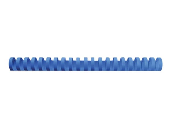 GBC CombBind - 19 mm - 21 ringer - A4 (210 x 297 mm) - 165 ark - blå - 100 stk plastbindekam - for P/N: 2101435, 4400399, IB271106, IB271717