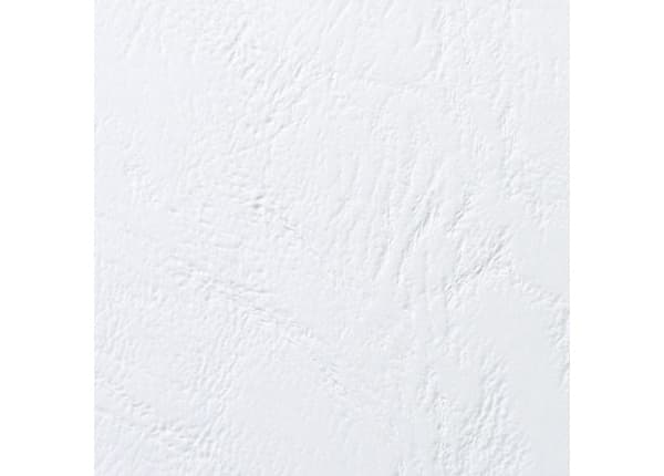 GBC LeatherGrain - A5 (148 x 210 mm) - 200 mikroner - hvit - 250 g/m² - 50 stk permomslag