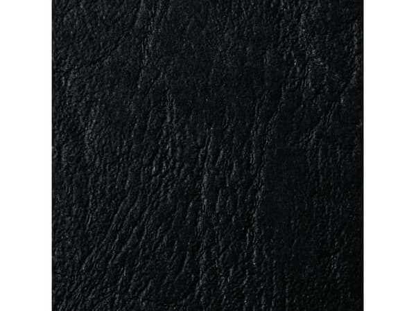 GBC LeatherGrain - A5 (148 x 210 mm) - svart - 250 g/m² - 100 stk bindningsskydd