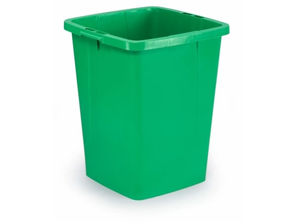 Affaldsspand Durable Durabin 90 ltr. grøn firkantet