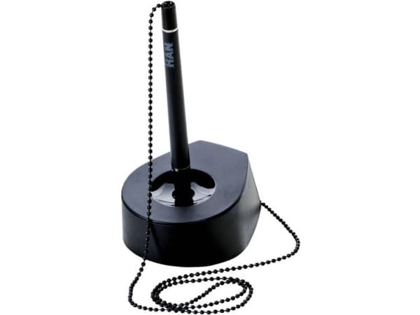 HAN Slasa ballpoint pen on a chain, black (HN177013-01)