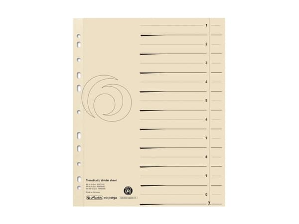 Herlitz 10840205, Beige, Pahvi, 100 arkkia, A4