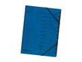 Pikkukuva 5 / 5: Herlitz Colorspan - Luokittelukansio - 12 lokeroa - 12 osaa - esipainettu: A-Z, 1-12 - A4-kokoonpanolle - välilehdillä - musta, sininen