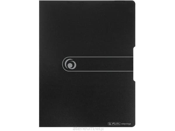 Herlitz 11207511, Svart, Polypropylen (PP), 20 lommer, Portrett, A4, 1 stykker