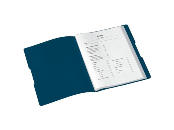 Herlitz Zeugnisse, Konvensjonell filmappe, A4, Polypropylen (PP), Blå, Portrett, 20 lommer