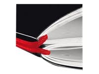 Herlitz my.book flex - Notisbok - A4 - 80 ark / 160 sider - hvitt papir - Lineatur 28, Linjering 27 - svart perm - polypropylen (PP)