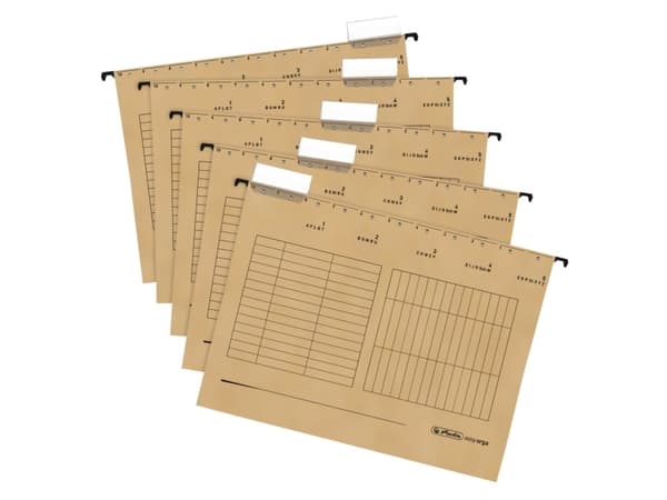 Herlitz 5874458, A4, Fotoark kartong, Brun, 5 stykker, Blue Angel, Tyskland