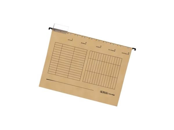 Herlitz 5874458, A4, Fotoark kartong, Brun, 5 stykker, Blue Angel, Tyskland