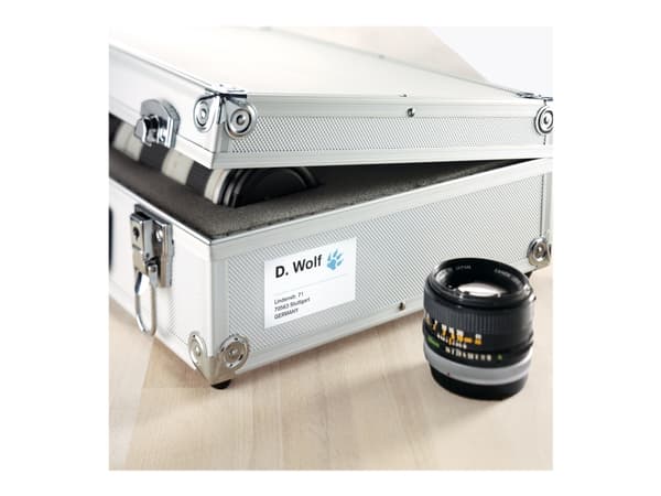 HERMA 10900, Valkoinen, Itse kiinnittyvä tulostintarra, A4, Paperi, Laser/Inkjet, Kiinteä