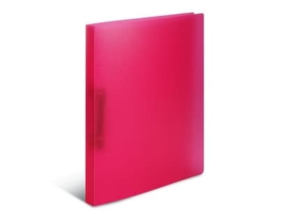 HERMA - Ringpärm - ryggbredd: 25 mm - för A4 - genomskinlig rosa