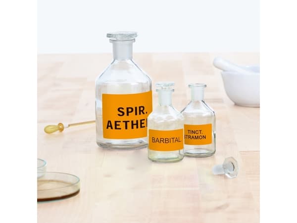 HERMA Special - Papir - matt - permanent selv-adhesiv - luminøs oransje - 60 mm rund 240 etikett(er) (20 ark x 12) fluorescerende etiketter