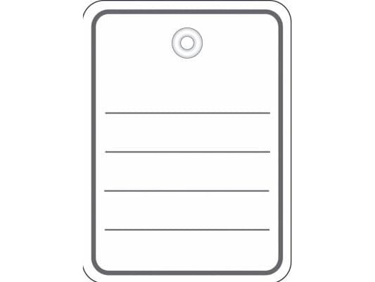 HERMA Merchandise tag - Hvit - 48 x 65 mm 1000 etikett(er) etiketter til navneplater