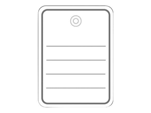 HERMA Merchandise tag - Hvit - 48 x 65 mm 1000 etikett(er) etiketter til navneplater