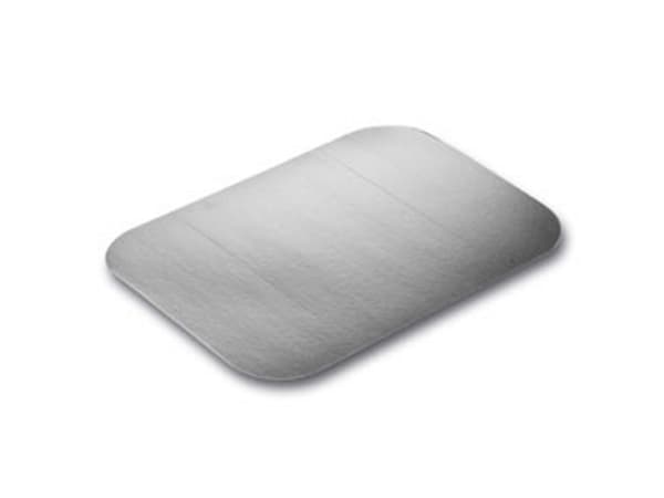 Låg karton plan med Alu/PE indvendigt 255x185 mm til 1850 ml alubakke,400 stk/krt