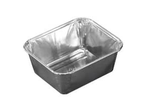Alubakke 340 ml 118x98x43 mm,100 stk/pk