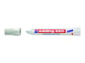 Miniatyrbilde 1 av 5: edding 950 industry - Markørstift - permanent - for metall, papir med ru overflate - hvit - 10 mm - retraktil