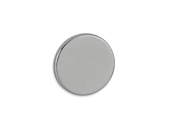 MAUL neodymmagnet, diameter: 10 x (H) 1 mm, nikkel, holdekraft: 0,5 kg, skive - 1 stk (6166196)