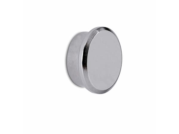 MAUL 6170396, Rund, Neodym, Sølv, Gloss, 2,2 cm, 9 mm