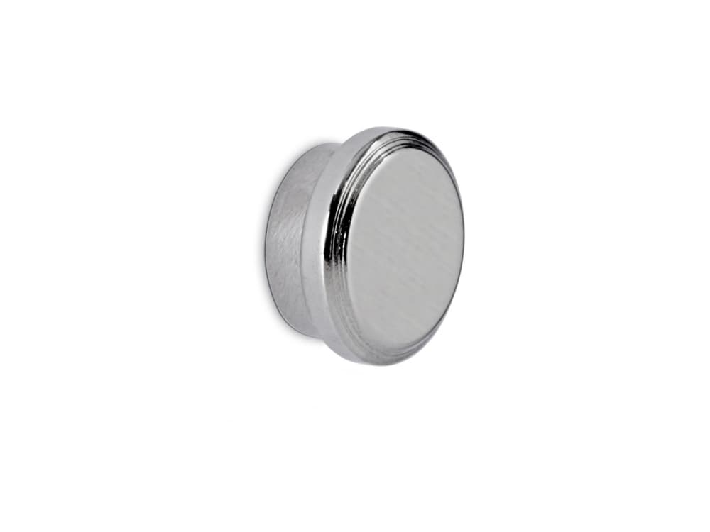 MAUL 6170596, Rund, Neodymium, Silver, Glansigt, 2,5 cm, 9 mm