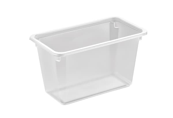 Plastbakke Kageboks K2182-1H 1-rumpu 1100 ml 179x98x100 mm PP Klar,384 stk/krt