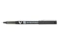Miniatyrbilde 3 av 5: Pilot Hi-Tecpoint V5 - Rulleballpenn - svart - vannbasert blekk - 0.5 mm - ekstra fin