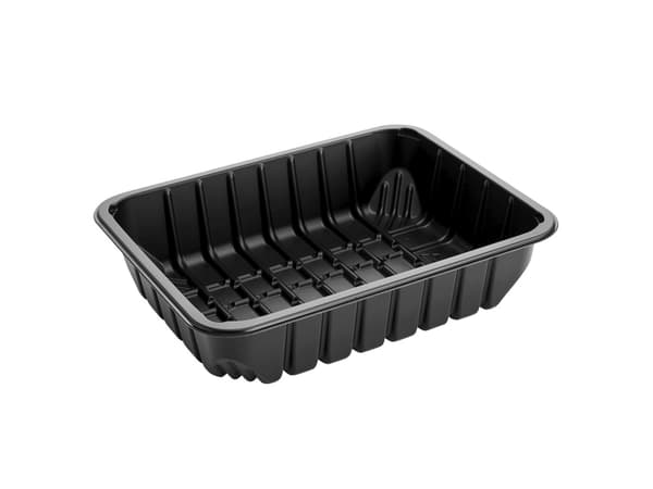Bakke 1-rum M78-50A 220x170x49 mm PP Sort,496 stk/krt