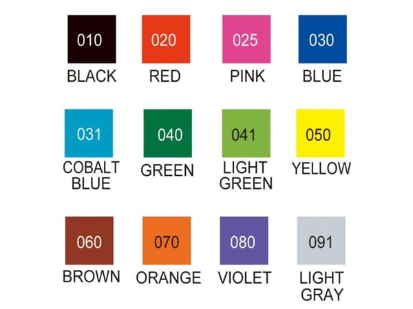 ZIG Clean Color Pen F med 12 färger (set)